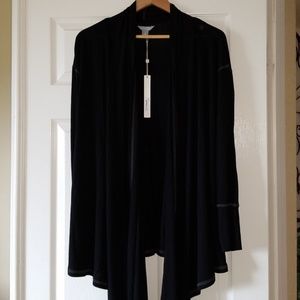 Caslon XS long sleeve black cardigan